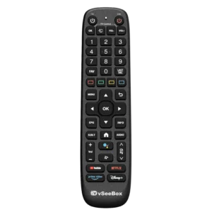 Front view of original vSeeBox V6 Plus Remote replacement control